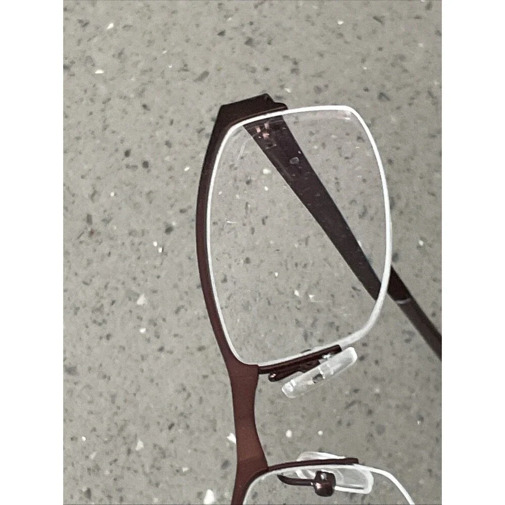 Eyebuydirect Mark 54-18-145 C1 Coffee Brown Metal Eyeglasses FRAMES ONLY
